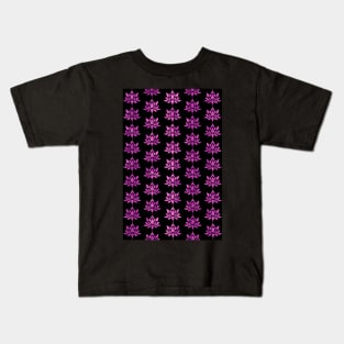 Pink And Purple Lotus Flower Kids T-Shirt
